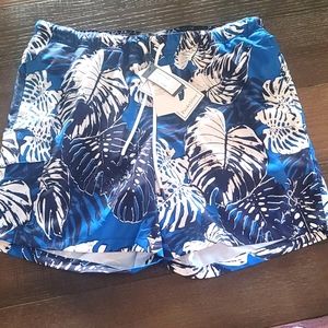 Floral swim trunks